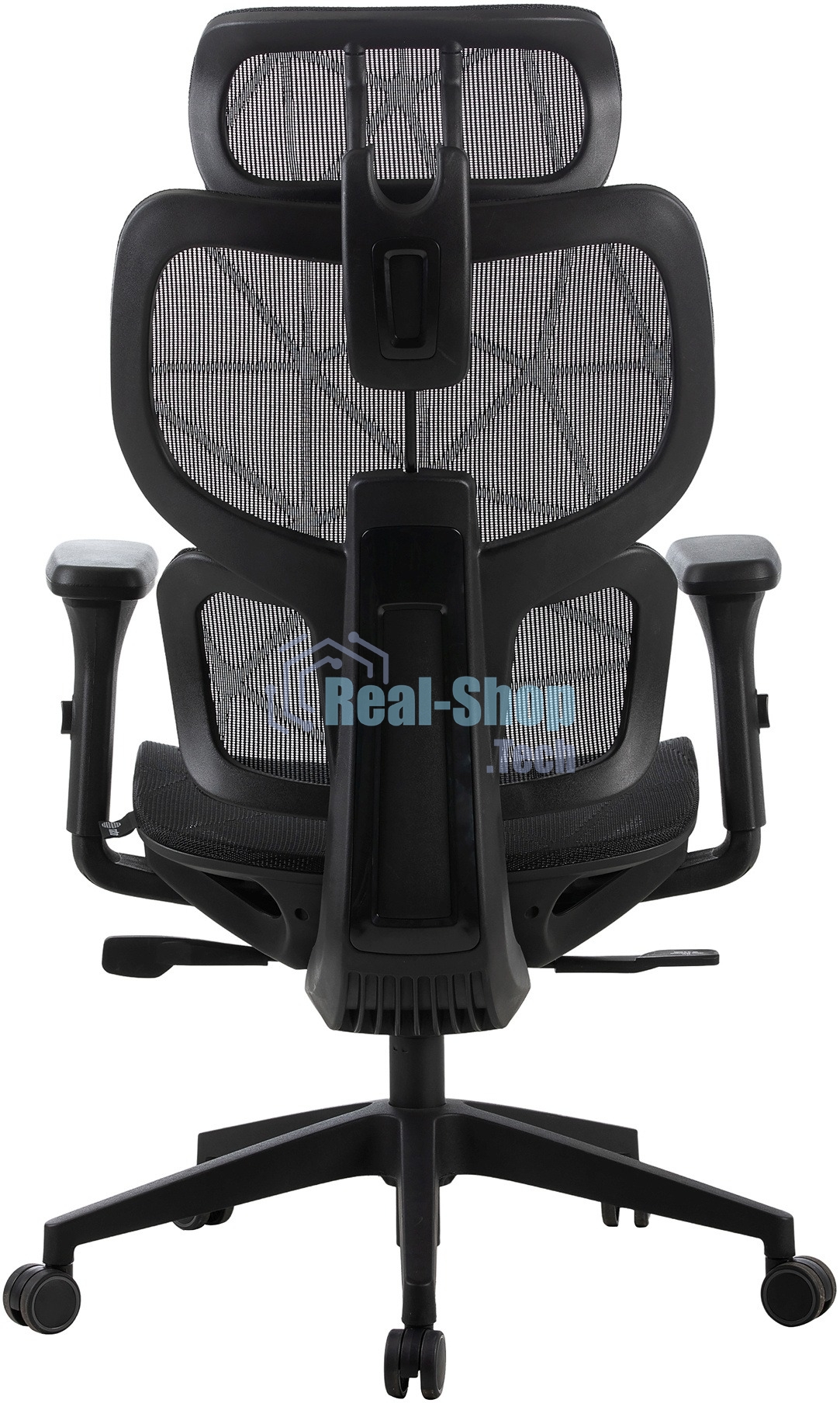 Кресло компьютерное Cactus CS-MC555-BK черный, сетка