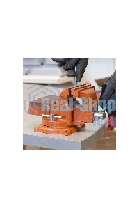 Тиски слесарные Sparta 100мм поворотные с наковальней