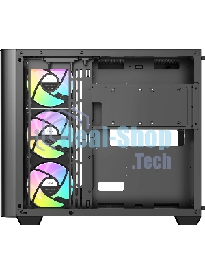 Компьютерный корпус Ocypus Iota C70 BK Curve ARGB Digital (Iota-C70-BKD400CD-GL)