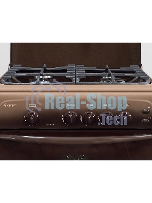 Плита газовая Gefest CG 60МC6 К19 коричневый, конфорок 4 шт, духовка 63 л, 60 см x 85 см x 60 см