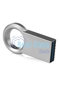 Флешка USB QUMO 64Gb Ring USB 3.0 цвет корпуса металлик(QM64GUD3-Ring)