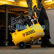 Компрессор безмасл. малошумный Denzel DLP-950/24, 950 Вт, 24 л, 2850 об/мин, 170 л/мин