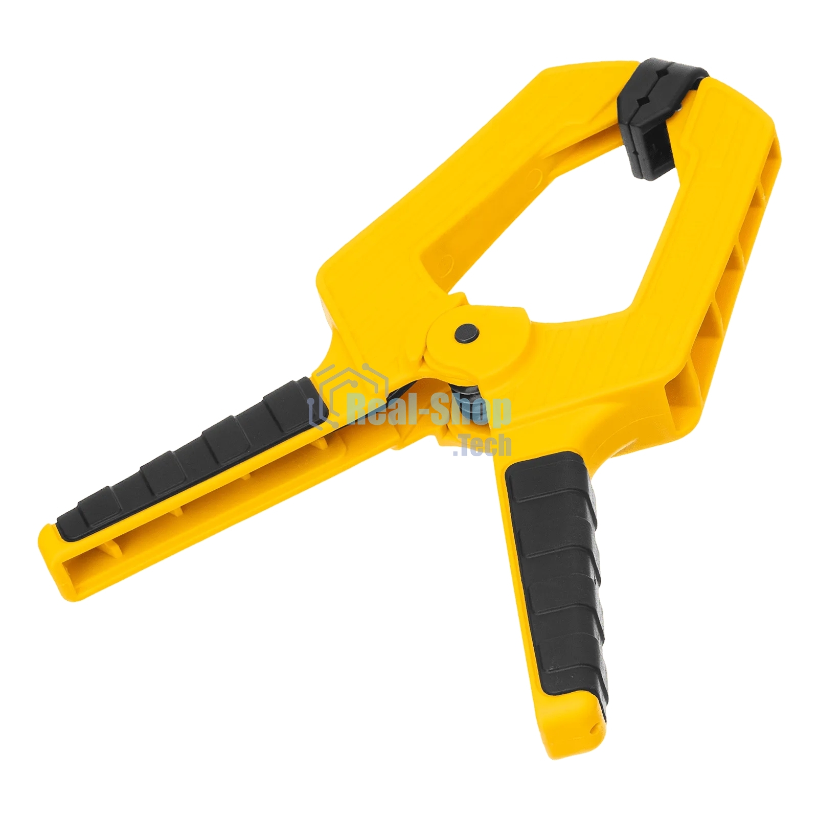 Струбцина клещеобразная Denzel усиленная 100 х 80 мм, двухкомпонентные рукоятки