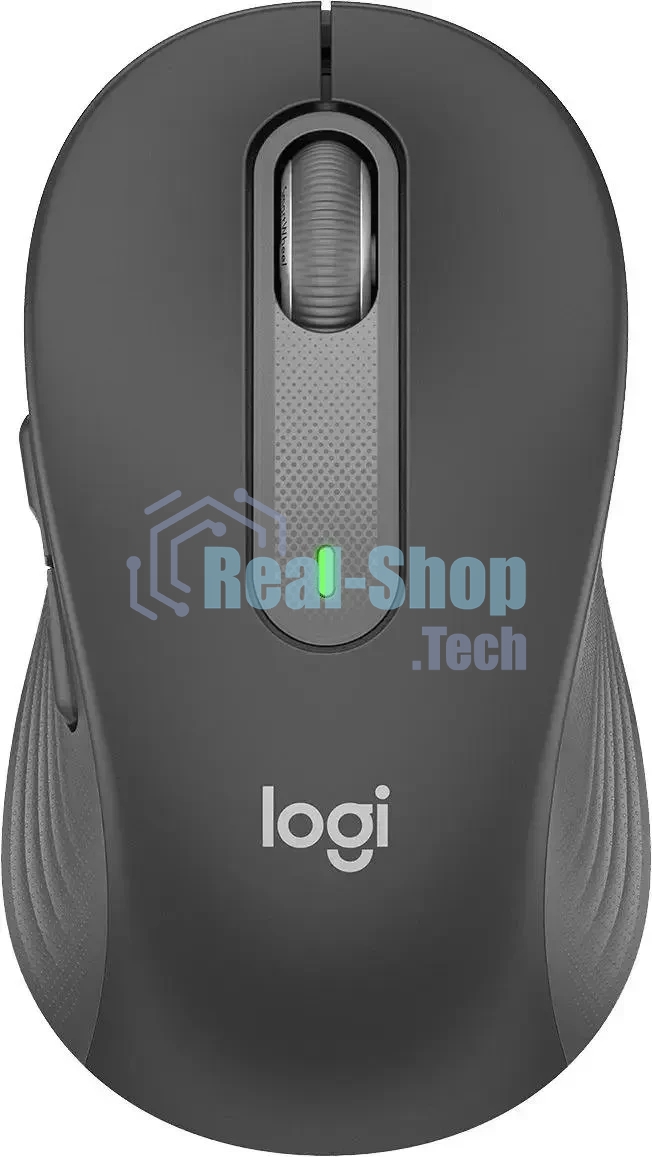 Мышь беспроводная Logitech M650 графитовый, 4000 dpi, радиоканал, Bluetooth, USB, кнопки - 5