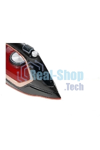 Утюг Centek CT-2313 RED 2600 Вт керамическая подошва, 350мл, паровой удар, самоочистка, капля-стоп