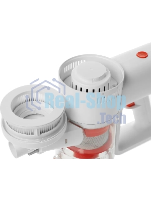 Пылесос вертикальный Xiaomi Vacuum Cleaner G20 Lite EU белый/оранжевый, питание от аккумулятора, 215 Вт, уборка сухая, пылесборник 0.5 л