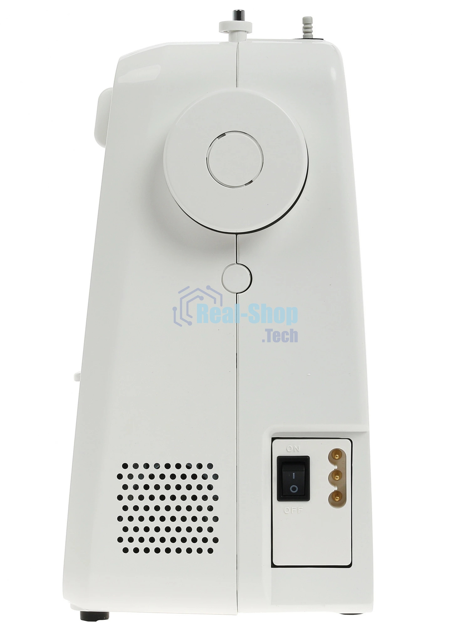 Швейная машина Janome MX 55 белый/розовый, электромеханическая, вертикальный качающийся, 15 операций, петля полуавтомат