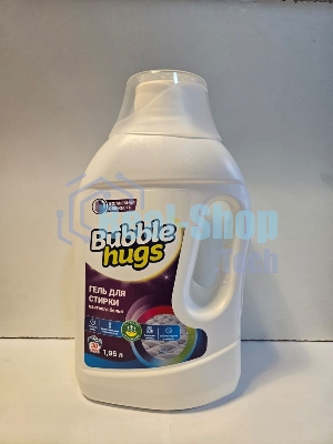 ГЕЛЬ ДЛЯ СТИРКИ ЦВЕТНОГО БЕЛЬЯ BUBBLE HUGS м\с 1,95 л