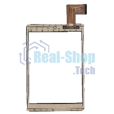 Сенсорное стекло (тачскрин) C196131F1-FPC808DR. черное