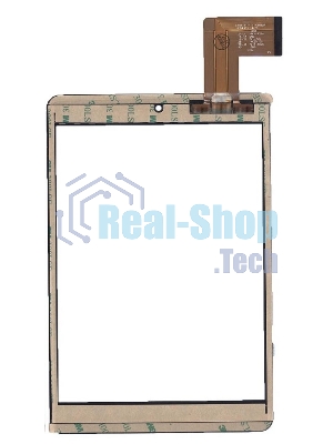 Сенсорное стекло (тачскрин) C196131F1-FPC808DR. черное