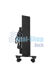 Конвектор Denzel XCE-1000B черный, 1000 Вт, 15 м2, термостат