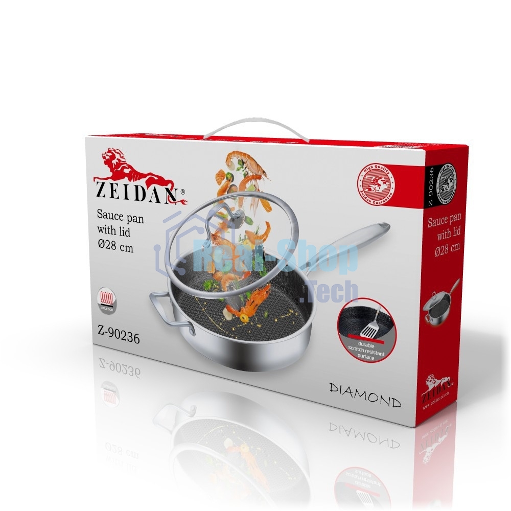Сотейник с крышкой Zeidan Z-90236