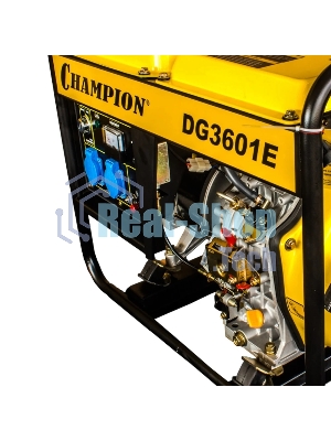 Электрогенератор дизельный Champion DG3601E, 3 кВт, 80 дБ, 80 кг