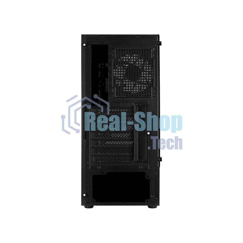 Компьютерный корпус MidTower Aerocool/Formula Quantum-G-BK-v2 черный без Б/п, ATX 3FRGb Fan on front panel