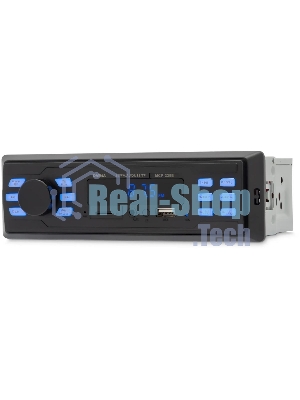 Автомагнитола Digma MCP-225B, 1 DIN, Bluetooth, USB Type-A, AUX