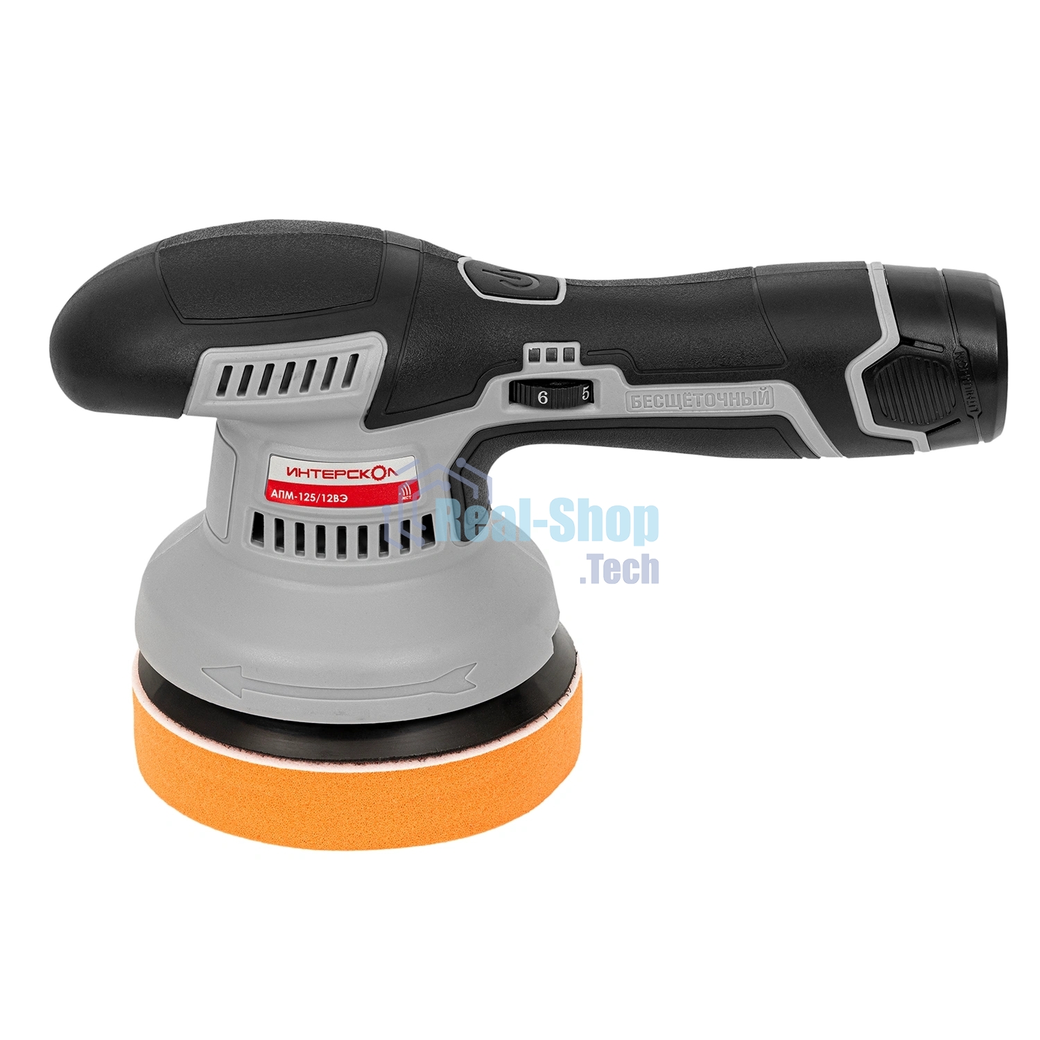 Полировальная машина Интерскол АПМ-125/12ВЭ 500Вт D125мм аккум. (788.2.2.70)