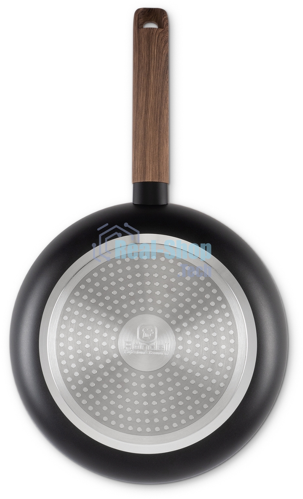 Сковорода Rondell Maple RDA-1939 круглая 28 см, покрытие: антипригарное ручка несъемная (без крышки) черный