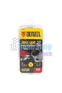 Коронка по металлу Denzel твердосплавная, 27 мм