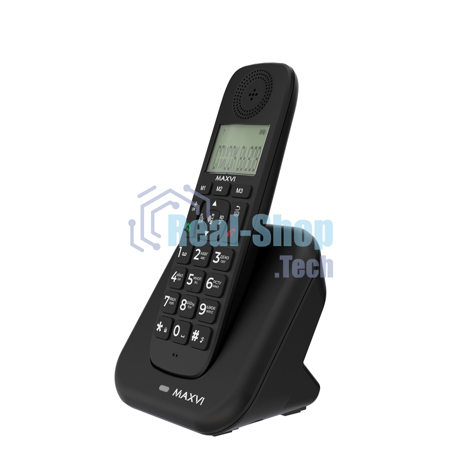 Радиотелефон MAXVI AM-02 черный