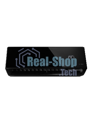 Внутренний блок мульти сплит-системы Royal Thermo MULTI COMBO ERP DC RTFMI/in-09HN8/black инвертор, 9000 BTU, 26 м², 20 дБ, охлаждение, обогрев, осушение, черный