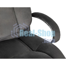 Кресло руководителя Бюрократ T-9925SL Fabric темно-серый Holland 18 крестов. металл хром