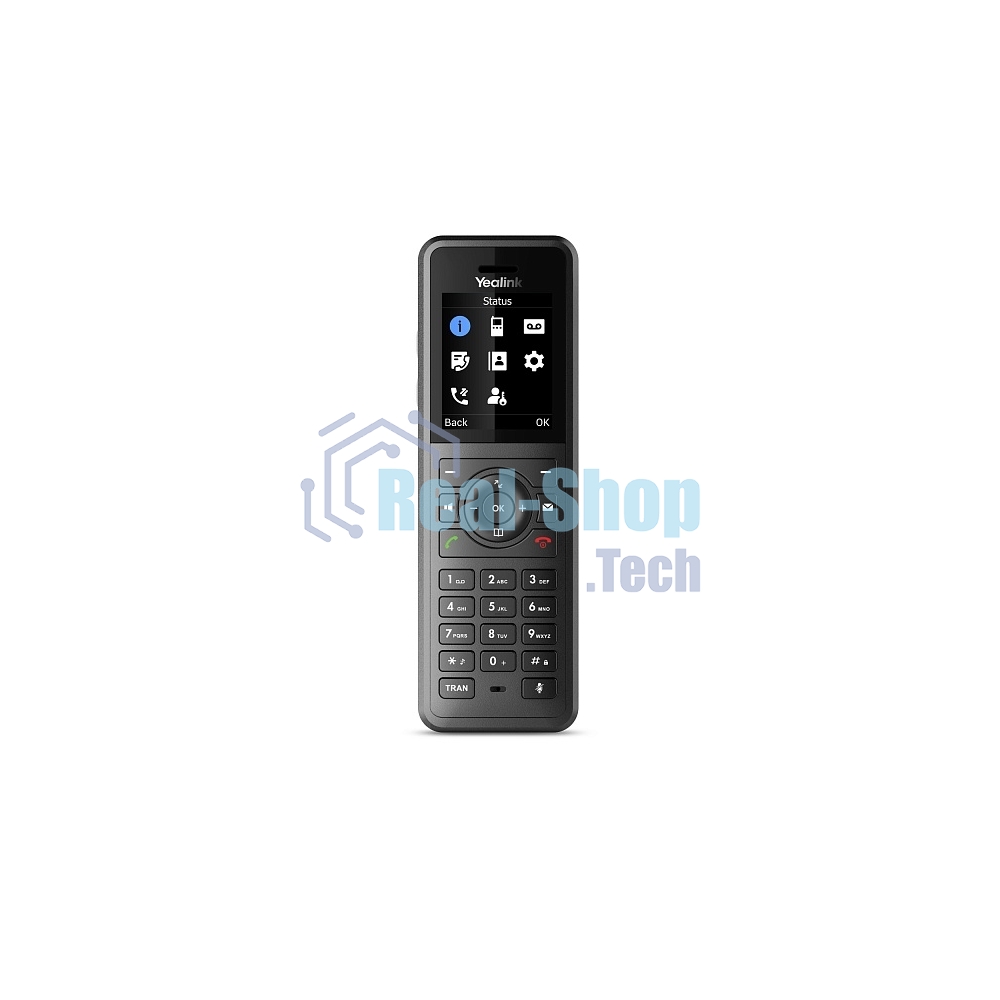 Трубка SIP YEALINK W57R, степень защиты IP54, HD звук, вибросигнал, FNR, быстрая зарядка, для W70B/W80B/W90B, шт