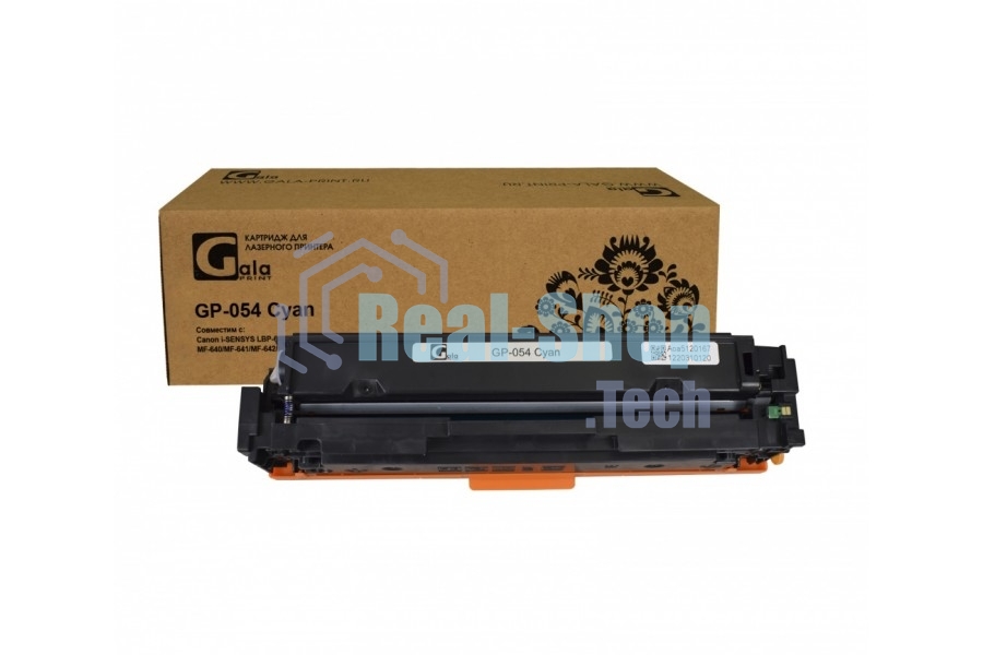 Картридж лазерный GalaPrint GP-054 C голубой (1200 стр) для Canon i-SENSYS LBP-620/LBP-621/LBP-623/MF-640/MF-641/MF-642/MF-643/MF-644/MF-647