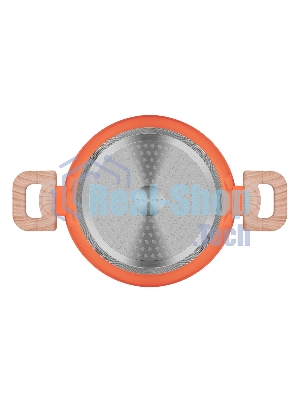 Кастрюля Maunfeld MARTA MCS22FA06CL из кованого алюминия со стеклянной крышкой, 20 см, 2,2 л.