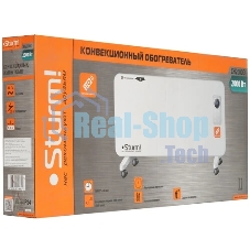 Конвектор Sturm! CH2000D, белый, 2000 Вт, 25 м2, дисплей, электронный термостат