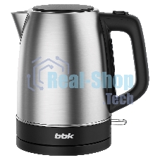 Чайник электрический BBK EK1765S черный/нержавеющая сталь, 1,7 л, 1850-2200 Вт