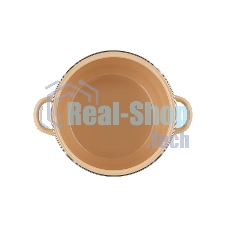 Кастрюля Appetite 1MC221P Avocado с крышкой, сферическая эмалированная 5,5 л