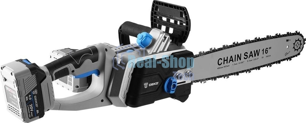Пила цепная аккумуляторная бесщеточная DEKO DKCHS 40 PRO, 16