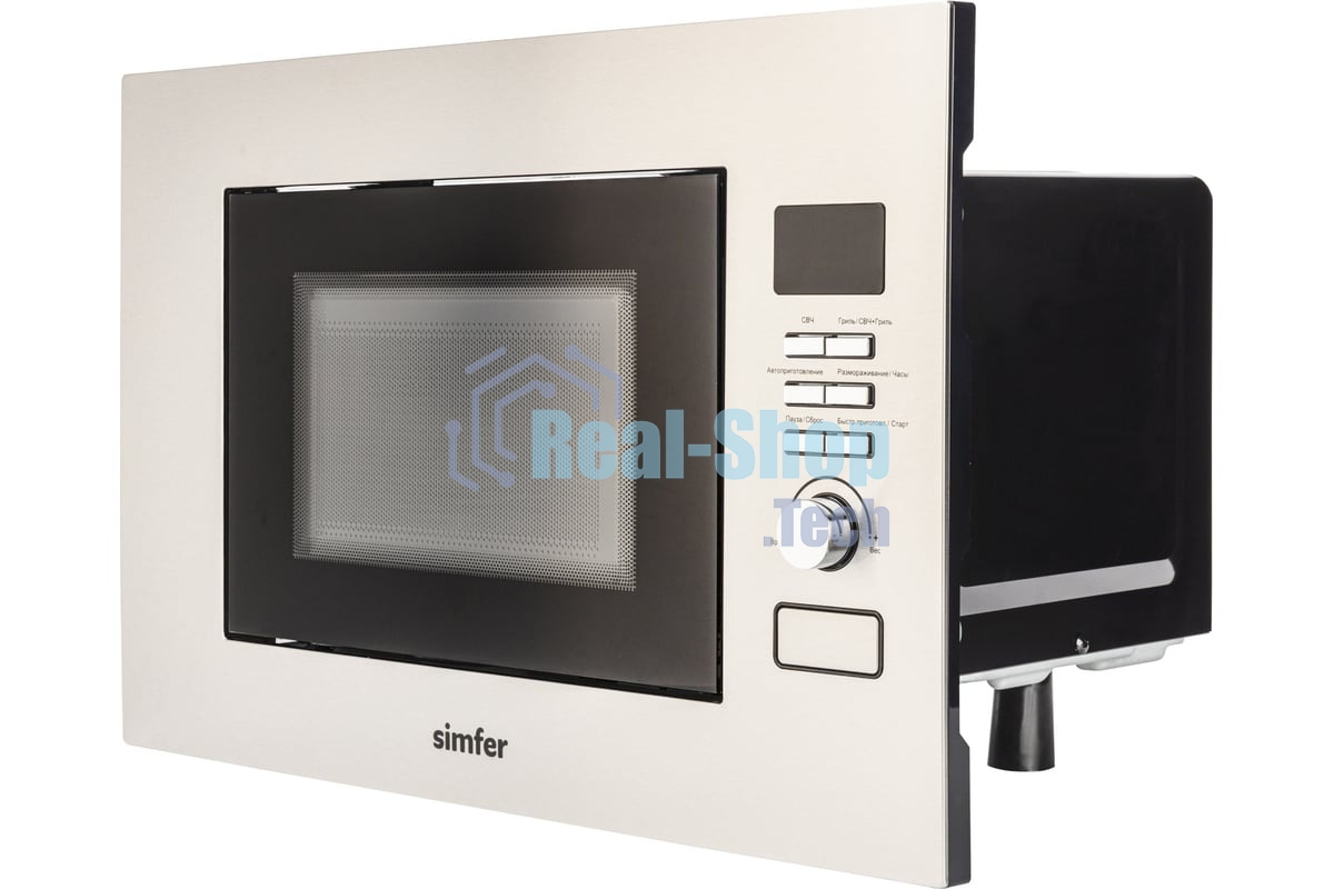 Микроволновая печь встраиваемая SImfer MD2714 22л,1150Вт, гриль, нержавеющая сталь