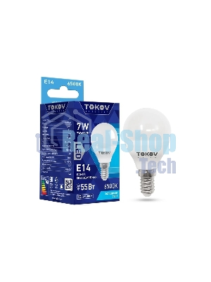 Лампа светодиодная TOKOV ELECTRIC 7Вт G45 6500К Е14 176-264В