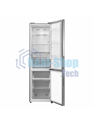 Холодильник General Electronics GE-IC401s серый двухкамерный 256/104л морозилка снизу, No Frost