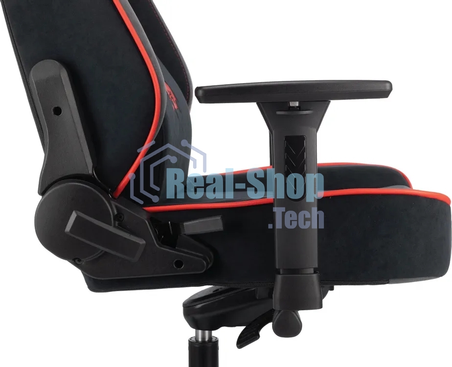 Кресло игровое A4Tech Bloody GC-680 черный/серый искусственная замша с подголов. крестов. металл