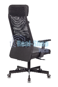 Кресло руководителя Бюрократ T-995/BLACK черный TW-01, искусственная кожа, крестовина металл