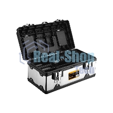 Ящик для инструментов Deko Tool box 18M, 18л, 41x23x19см, серебристый/черный 085-3002