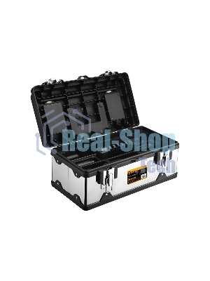 Ящик для инструментов Deko Tool box 18M, 18л, 41x23x19см, серебристый/черный 085-3002