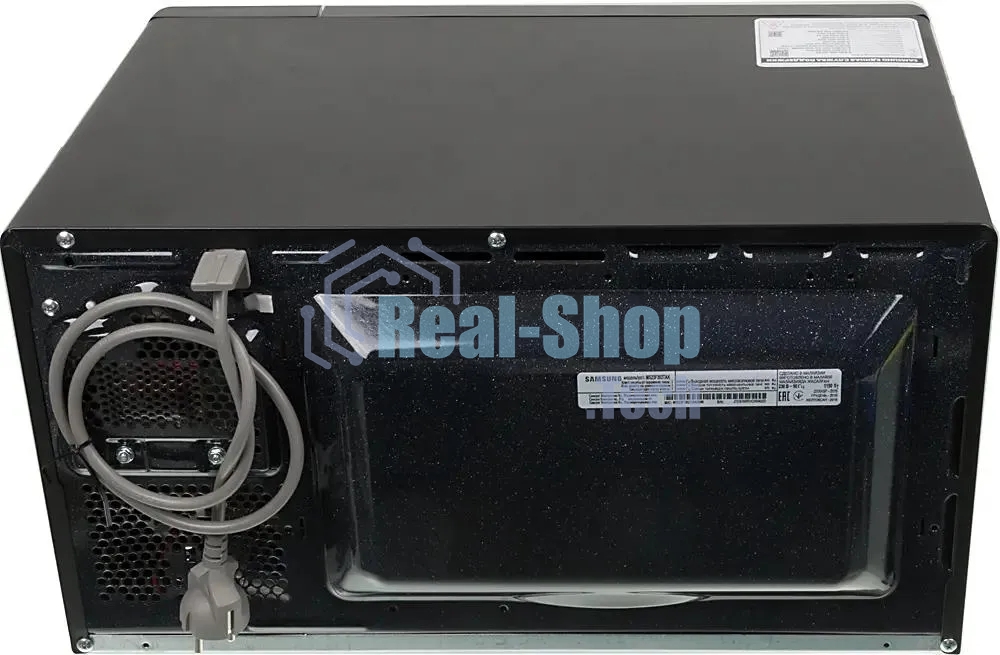 Микроволновая печь Samsung MS23F302TAK черный, 23 л, 800 Вт, переключатели - поворотный тактовый механизм/кнопки