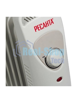 Обогреватель масляный Ресанта ОММ-7Н (7 секций) белый, 700 Вт, 10 м2, термостат 67/3/1
