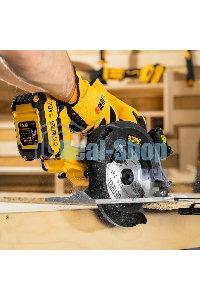 Пила циркулярная аккумуляторная бесщет. Denzel CCSH-BL-20-185, 185 мм, Li-Ion, 20 В