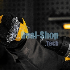 Щетка для дрели Denzel 65 мм, чашка, со шпилькой, нержавеющая витая проволока