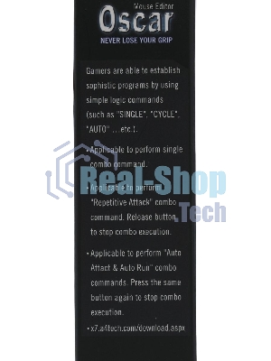 Мышь проводная A4Tech X87 черный, 2400 dpi, USB, кнопки - 8
