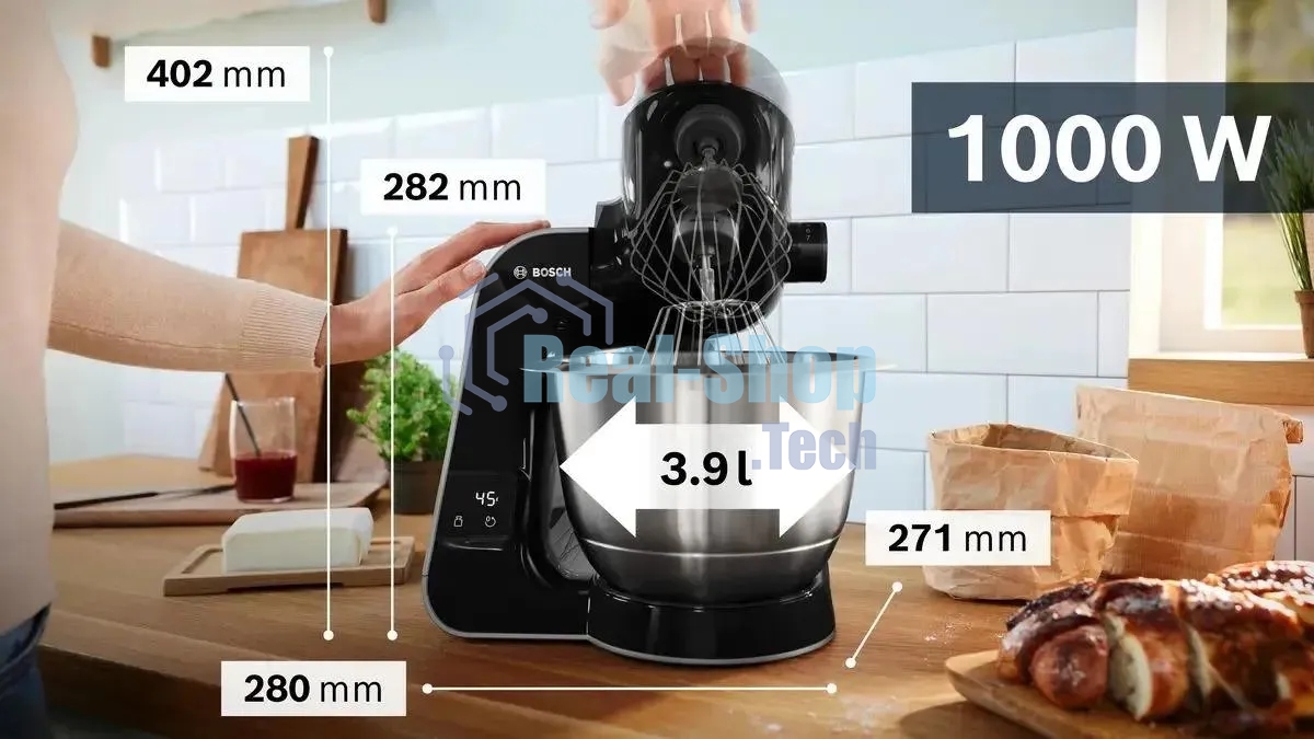 Кухонная машина Bosch MUM5XC4E планетар.вращ. 1000Вт