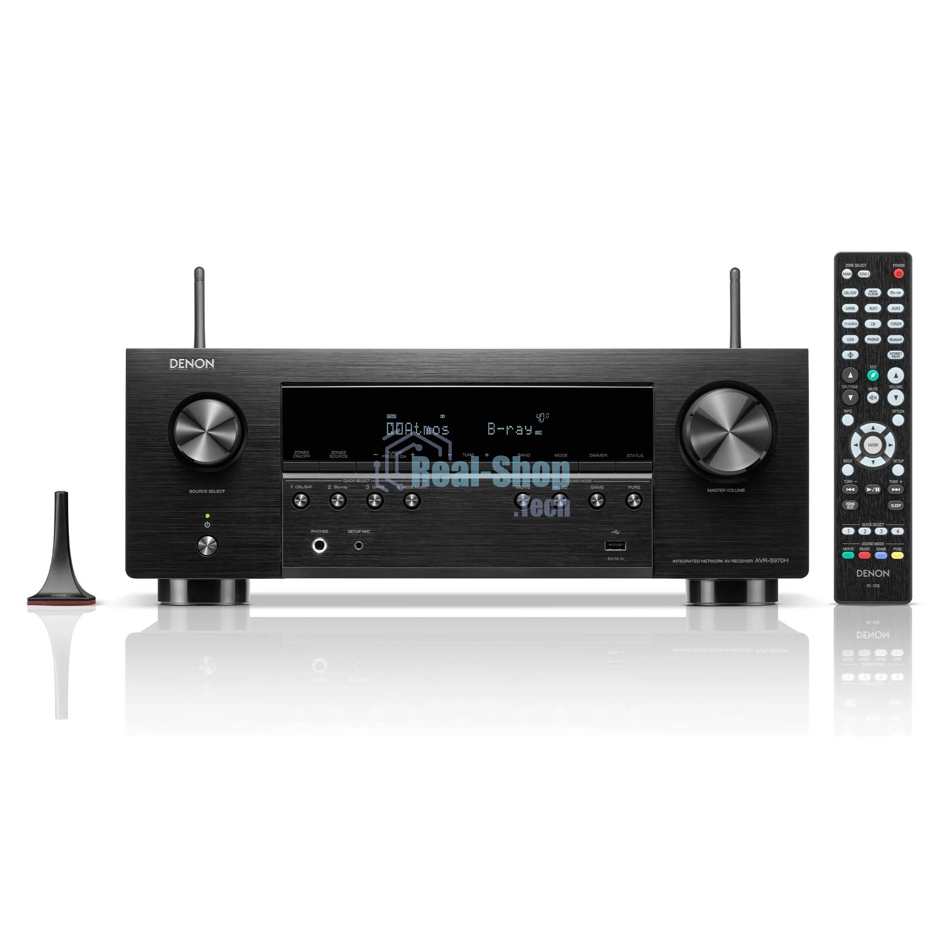 Ресивер AV Denon AVR-S970H, 7.2, черный