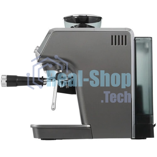 Кофеварка рожковая DeLonghi EC9255.T титан, исп. кофе - зерновой/молотый/чалды, 1.7 л, 1400 Вт, 15 Бар