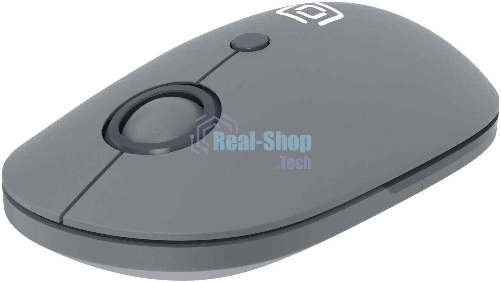 Мышь беспроводная Oklick 408MW графитовый, 1600 dpi, радиоканал, USB, кнопки - 4