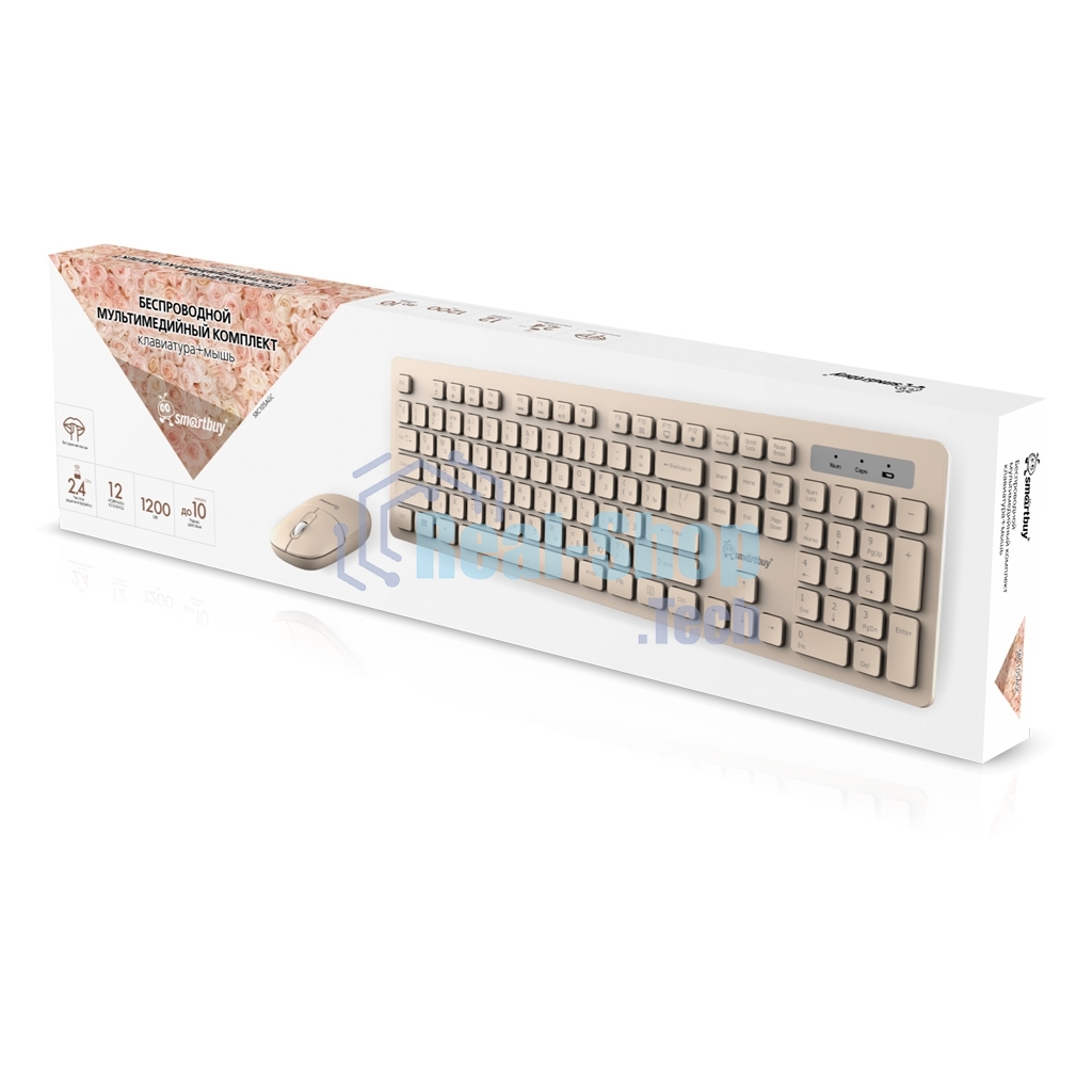 Комплект клавиатура+мышь Smartbuy (SBC105AGC) 105AG кремовый
