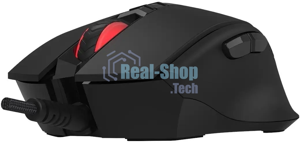 Мышь проводная A4Tech Bloody V8 черный, 3200 dpi, USB, кнопки - 8